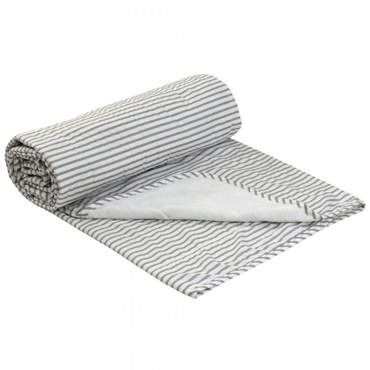 Одеяло Руно 140х205 см. махровое "Grey"   