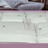 Набір махрових рушників Maison D'or Soft Hearts white - pink з 3-х штук
