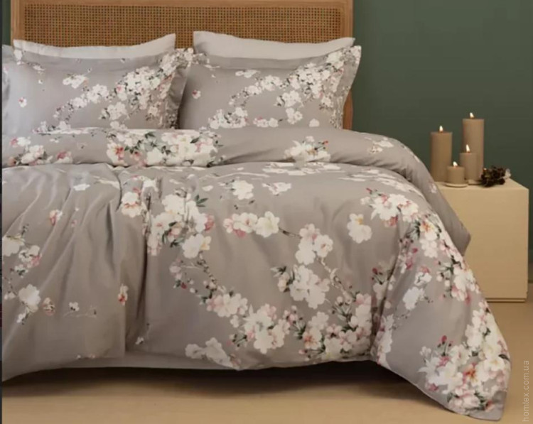 Постільна білизна First Choice 3D Satin Elina євро Постільна білизна First Choice 3D Satin Elina євро