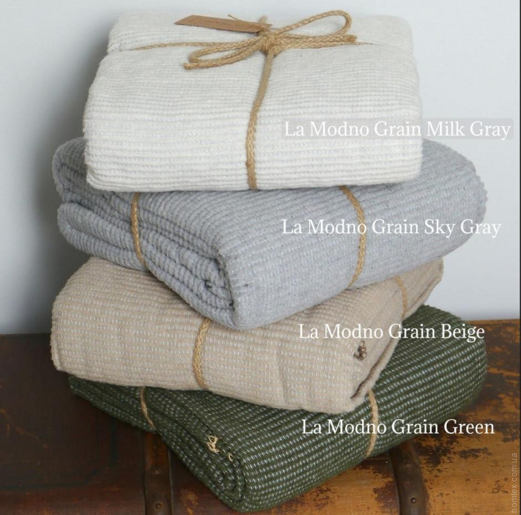 Плед La Modno Grain Beige 200x220 см