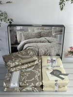 Постельное белье сатин Romeo Home Sandra евро