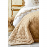 Набор постельное белье с пледом и покрывалом  Karaca Home Chester 2020-1 bej бежевый евро