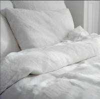 Простынь Almira Mix Вареный Хлопок Премиум Белая 200x220 см 