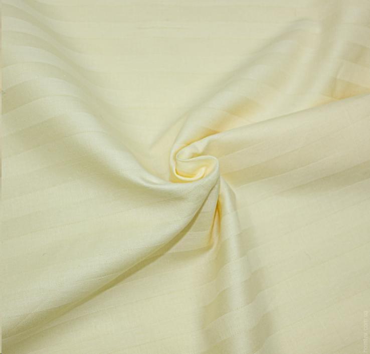 Наволочка Mirson Satin Stripe 30-0002 Soft Yellow 50x70 см сатиновая