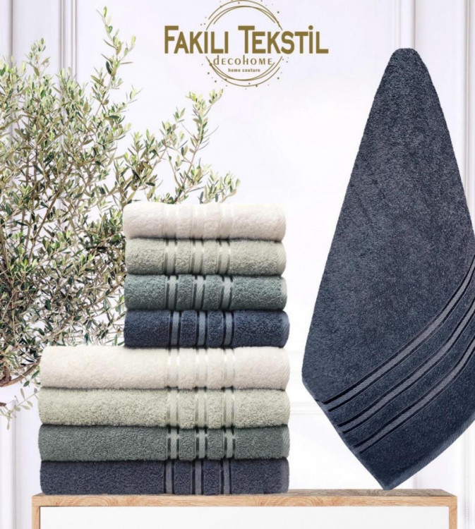 Набір махрових рушників Fakili Смужка з 4 шт. 50х90 см, модель 1