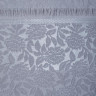 Простирадло махрове Uniko crown home 200x230 см Листя сіре