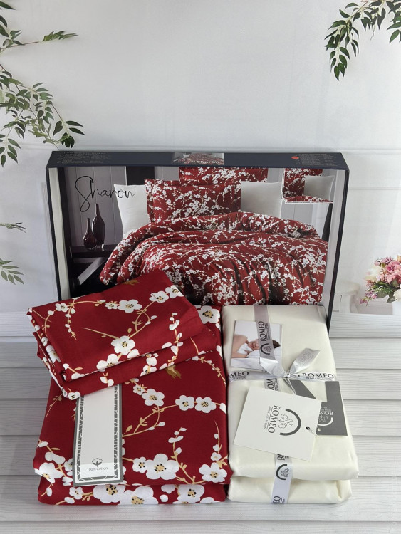 Постельное белье сатин Romeo Home Sharon евро