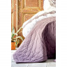 Набор постельное белье с пледом и покрывалом  Karaca Home Chester murdum 2020-1 фиолетовый евро