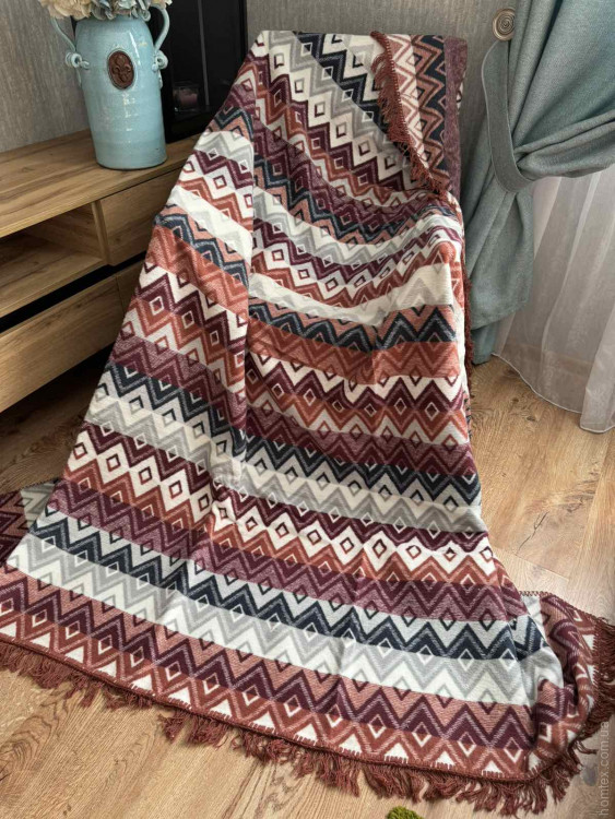 Бавовняний плед Aksu 180x220 см, модель 31