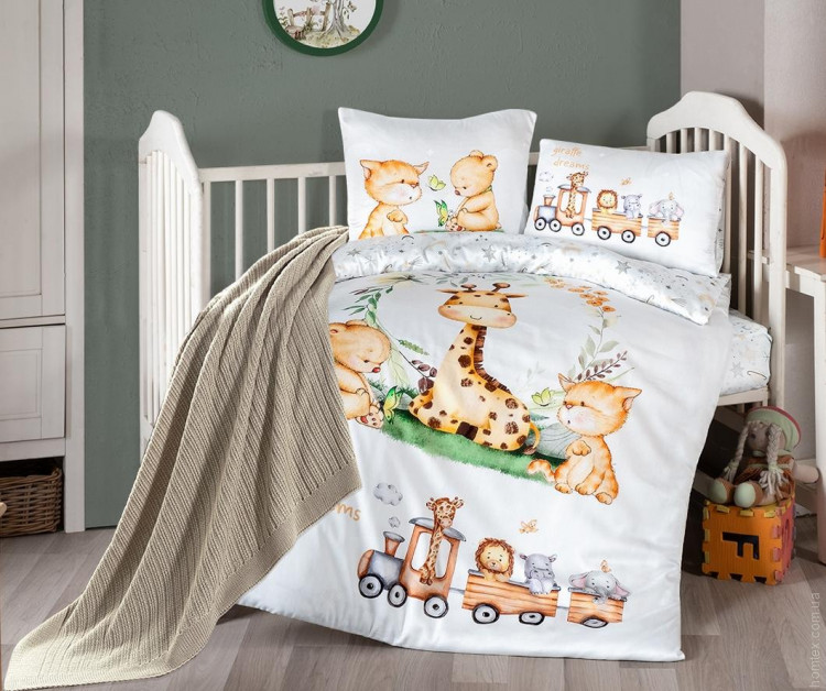 Постельное белье First Choice Baby Digital Satin Nirvana Riley с пледом-покрывалом для малышей