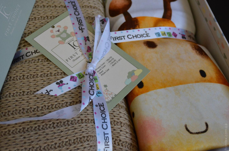 Постільна білизна First Choice Baby Digital Satin Nirvana Riley з пледом-покривалом для малюків