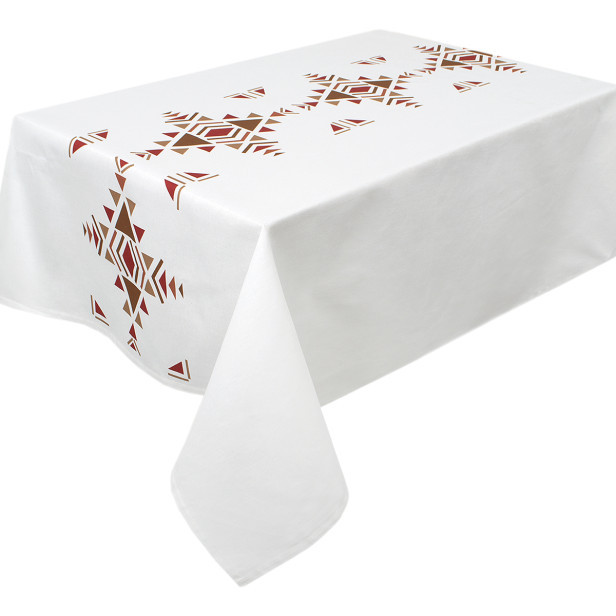 Скатертина Lotus Home Трикутний орнамент 140х240 см Скатертина Lotus Home Трикутний орнамент 140х240 см