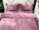 Постельное белье Colorful Home Monica велюр лиловое евро