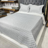 Покрывало жаккардовое My Bed lux 240х260 см с наволочками, серое