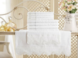 Полотенце Gul Guler Defne white 50x90 см