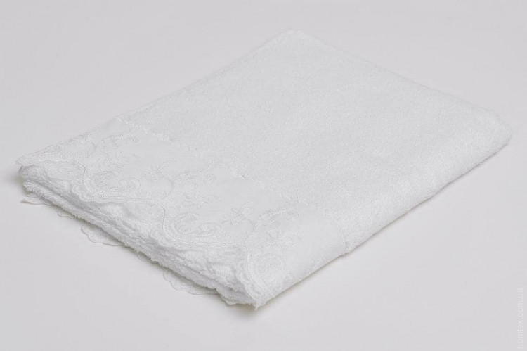Полотенце Gul Guler Defne white 50x90 см