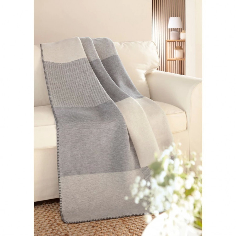 Плед Biederlack Wohndecke Grain Check 150x200 см