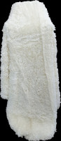 Плед из искусственного меха Liha с длинным ворсом кремовый 210х225 см 