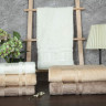 Полотенца бамбуковые 70*140 (3шт) 550г/м2 (TM Zeron) Agac Bamboo (белый,бежевый,светло коричневый)