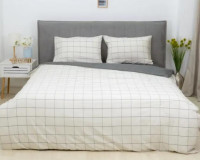 Постельное белье Вилюта вареный хлопок Wash 01 Геометрия евро