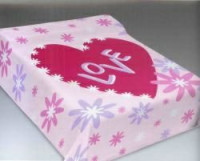 Плед MINK 420 Love pink 220x240 cm.