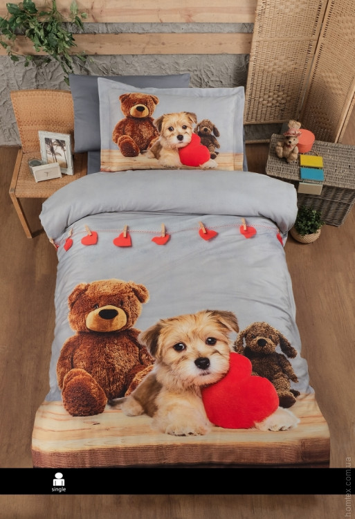 Постельное белье First Choice Dobi 3D satin полуторный