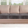 Чехол на диванную подушку - сидушку 3-х местный Homytex серый (150-190x50-70+5-20 см)