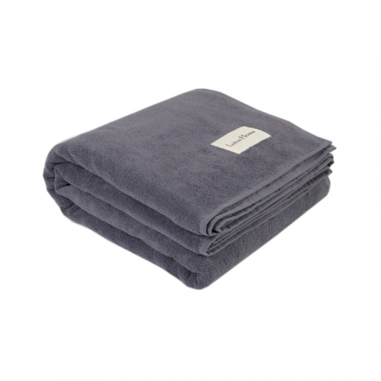 Покривало (простирадло) Lotus Home Premium Microcotton Antrasit 200х210 см