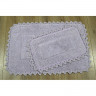 Набор ковриков для ванной Irya Carmela mor сиреневый 40x60 см + 60x90 см