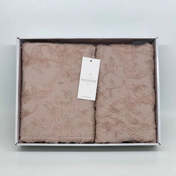 Набір рушників Maison Dor SANDA ROSA 50х100 см + 85х150 см