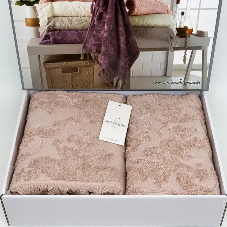 Набір рушників Maison Dor SANDA ROSA 50х100 см + 85х150 см