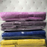 Набор махровых полотенец из 2 шт. 50х90 см.+ 75х150 см. Soft cotton LANE saphir