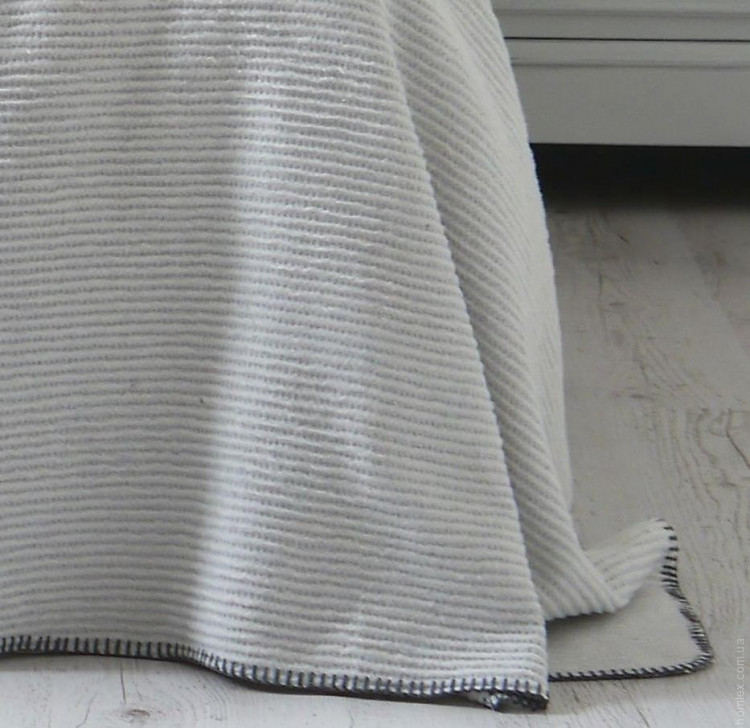 Плед La Modno Grain Milk Gray 200x220 см