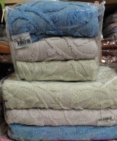 Набор махровых полотенец Cestepe Micro Cotton из 3 штук 50х90 см, модель 8