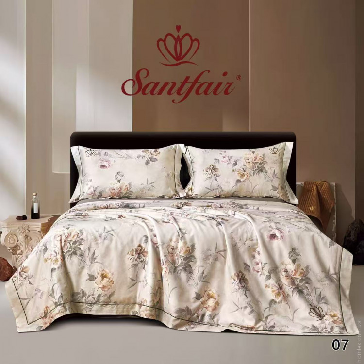 Постільна білизна з літньою ковдрою Santfair євро, модель 07