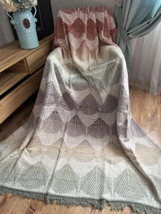 Плед бавовняний Aksu 180x220 см, модель 32