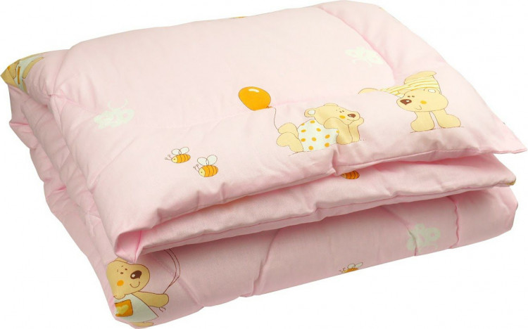 Одеяло зимнее детское Руно 320.02СЛУ Розовое 105x140 см