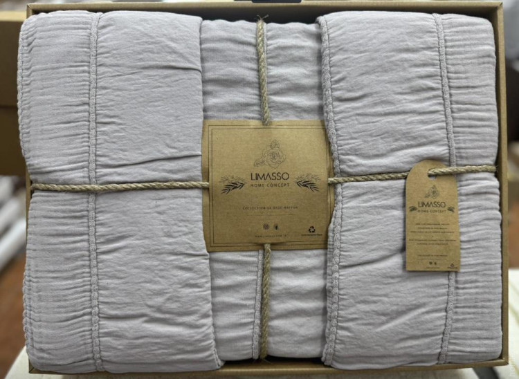 Постельное белье Limasso Andalusia Opal grey евро