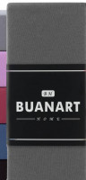Простынь трикотажная на резинке Buanart antracite 180x200+30 см
