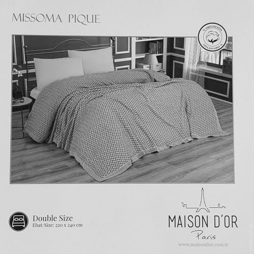 Плед - покрывала Maison Dor MISSOMA ANTRASIT 220x240 см