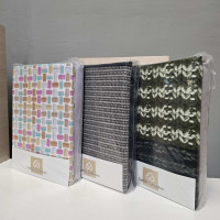 Простирадло на резинці з наволочками з фланелі Cotton Collection 160х200 см + 25 см, в асортименті модель 3