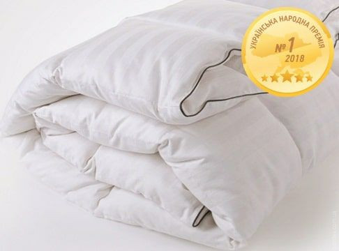 Перина-наматрасник Mirson Royal Pearl Premium пух 100% 90x200 см 