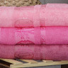 Набір бамбукових рушників Agac Bamboo (рожевий, фуксія, запорошена троянда) 50х90 см.