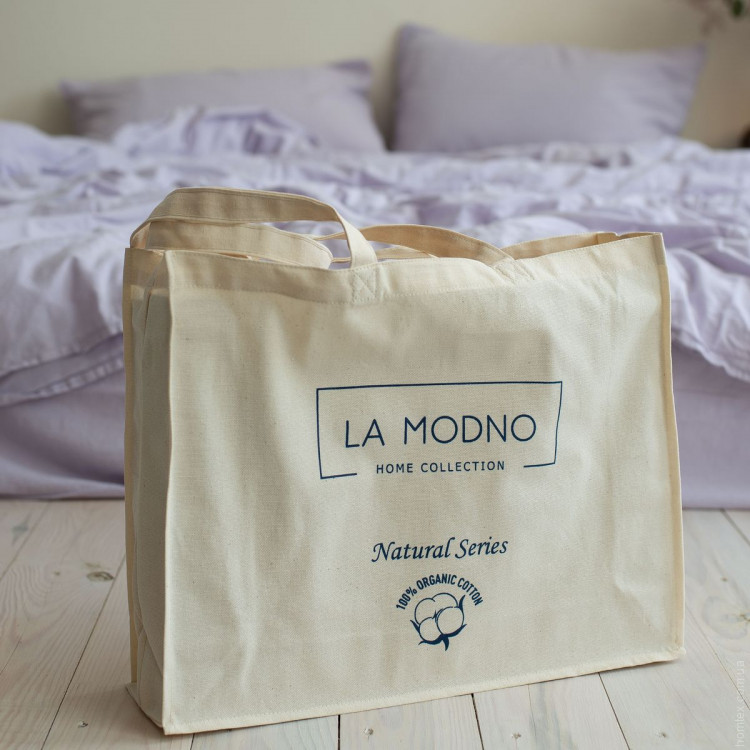 Постільна білизна La Modno Elegant Lavender (лавандова) Stonewashed полуторна