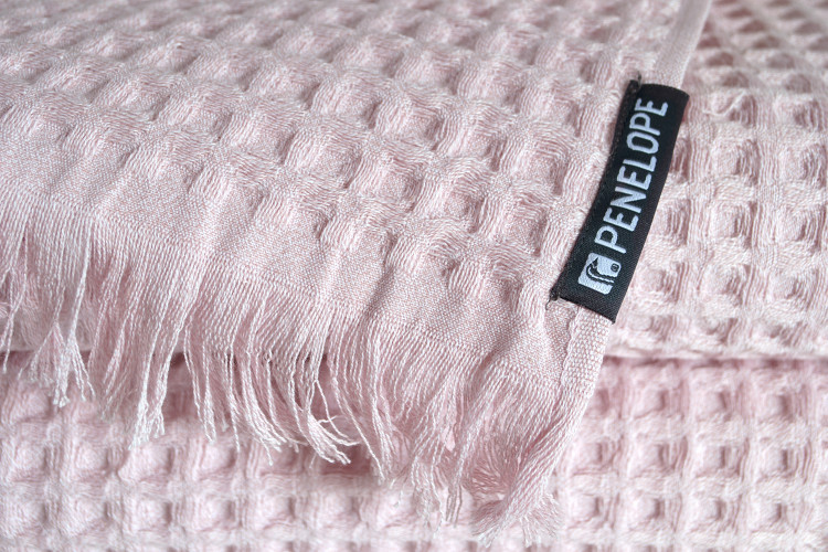 Полотенце Penelope - Eve Waffle pembe розовый 50x100 см