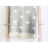 Плед-накидка Barine Wool Star Throw Grey серый 135x170 см