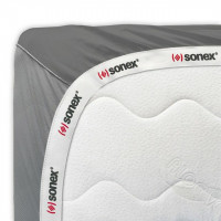 Простынь на резинке Sonex Aero Carbon Grey 200x200 + 25 см 