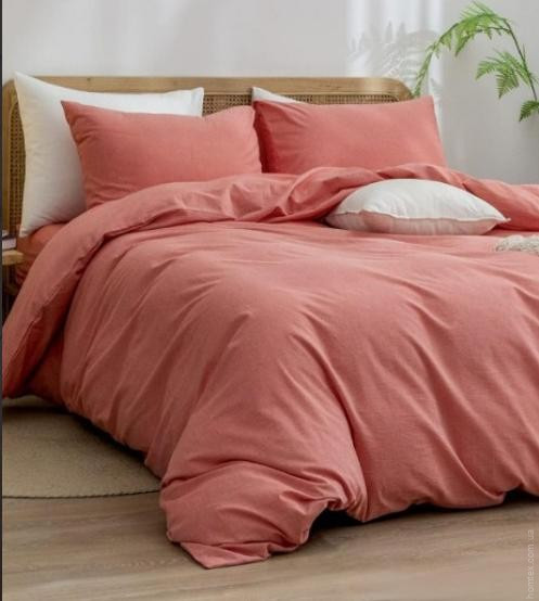 Пододеяльник Almira Mix Вареный Хлопок Премиум Коралл 160x220 см 