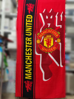 Пляжное полотенце Махра/велюр 75х150 см. футбольный клуб Manchester United