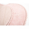 Коврик для ванной Irya Amor pembe розовый 80x80 см